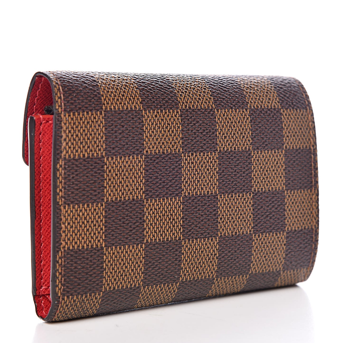 Damier Ebene Victorine Wallet Red