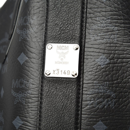 MCM Visetos Large Liz Reversible Shopper Tote Black 11 of 15