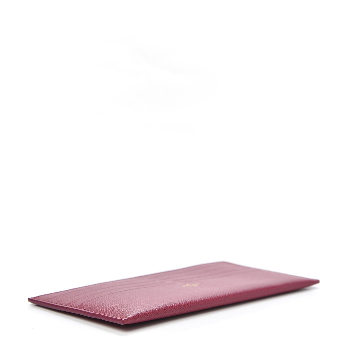 Calfskin Felicie Card Holder Insert Fuchsia