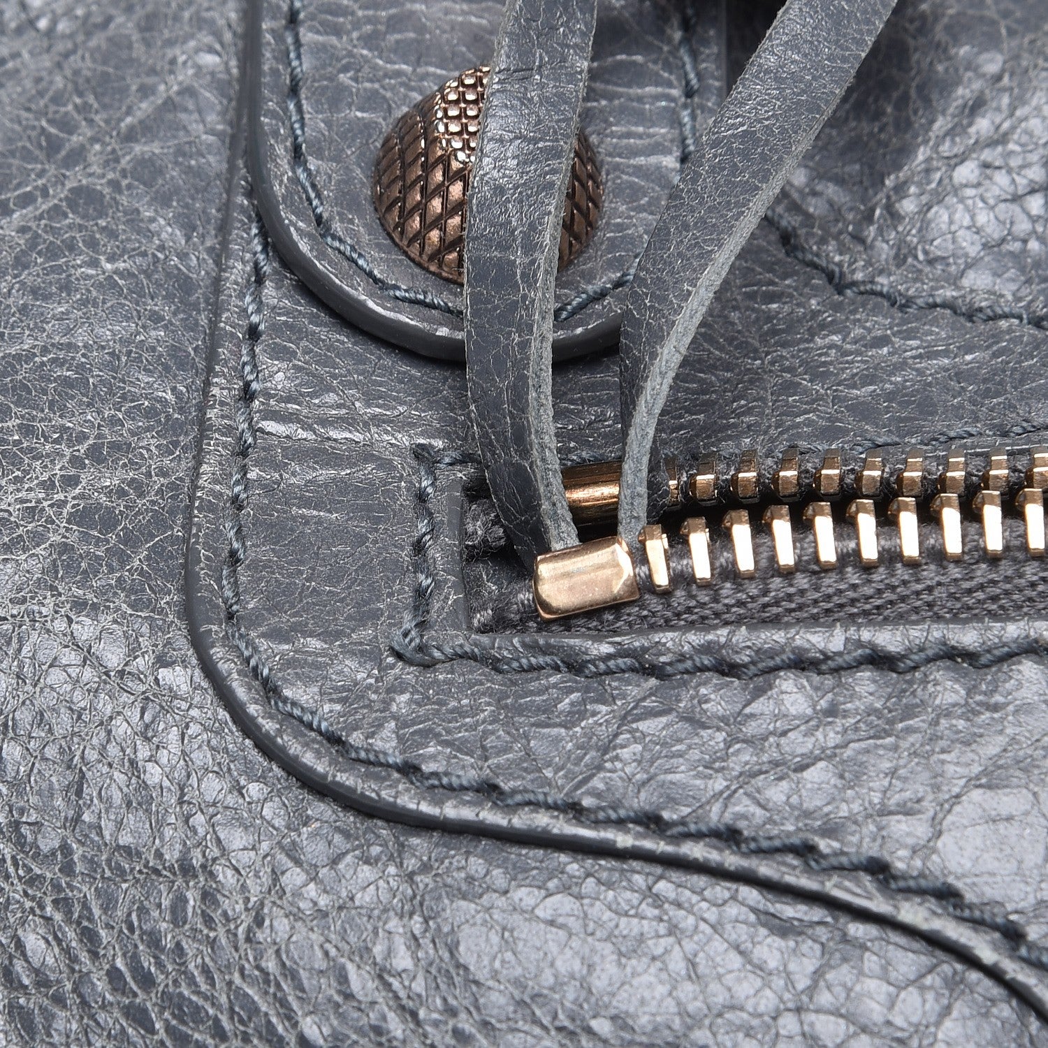 Balenciaga Agneau Giant 12 Rose Gold Hardware City Gris Tarmac 9 of 9