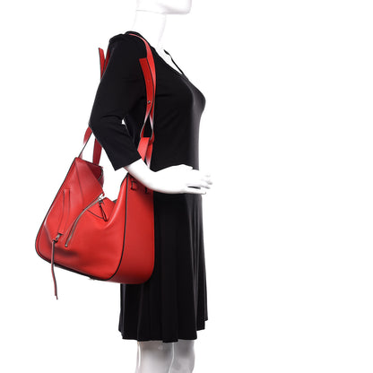 Loewe Calfskin Medium Hammock Shoulder Bag Scarlet Red 2 of 9