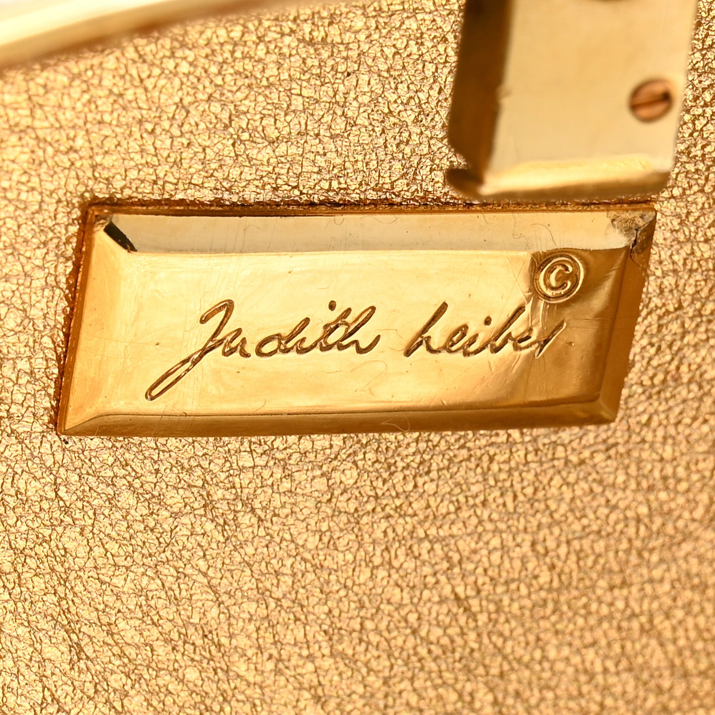 Crystal Flower Minaudiere Clutch Gold