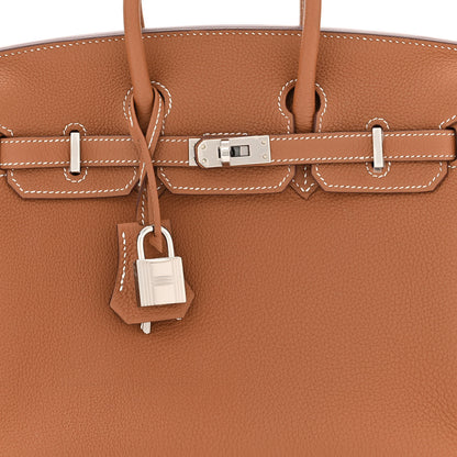 Hermes Togo Birkin 25 Gold 8 of 11