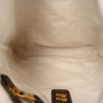 Miu Miu Nappa Ivy Bag Briarwood 5 of 10