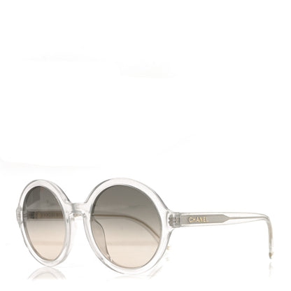 Chanel Acetate Polarized Round Glitter Sunglasses 5522-U Transparent 1 of 6