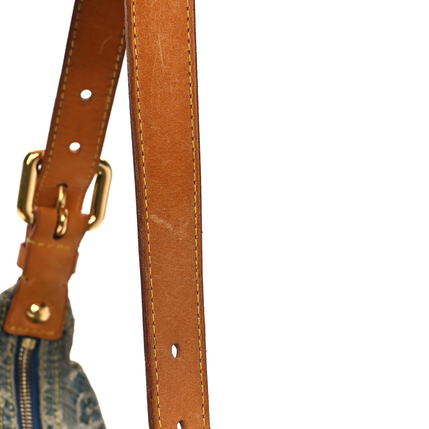 Monogram Denim Baggy PM Blue