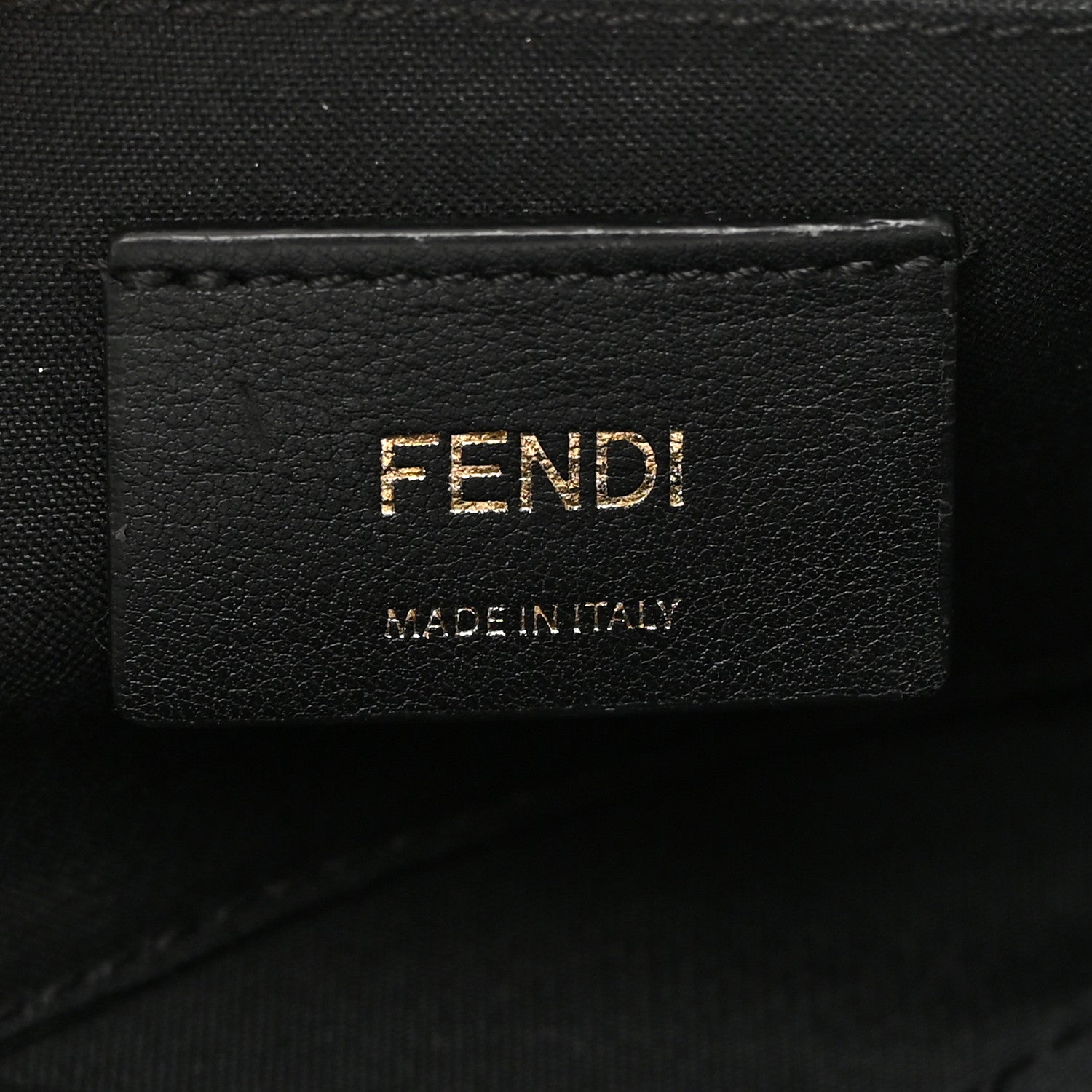 Fendi Vitello Century F is Fendi Bi-Color FF 1974 Embossed Camera Case Maya Black 6 of 13