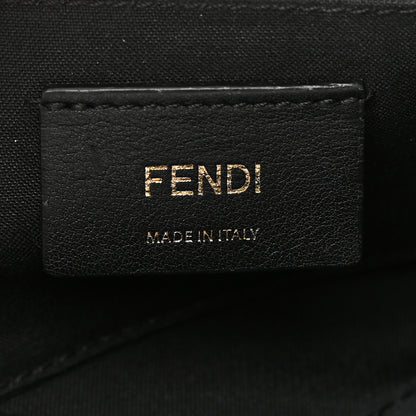 Fendi Vitello Century F is Fendi Bi-Color FF 1974 Embossed Camera Case Maya Black 6 of 13
