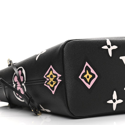Louis Vuitton Monogram Giant Wild At Heart Neverfull MM Black 9 of 10