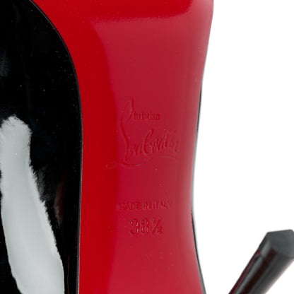 Christian Louboutin Patent Dolly 85 Pumps 38.5 Black 6 of 11