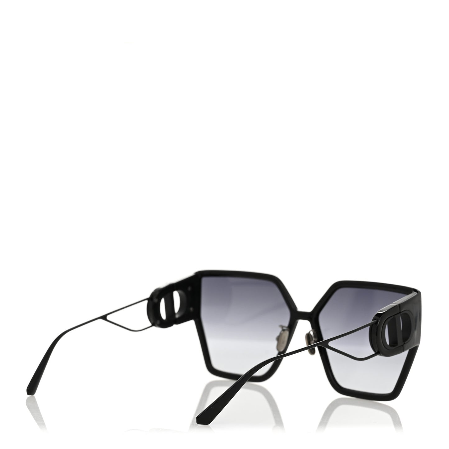 Acetate Square 30 Montaigne BU Sunglasses Black