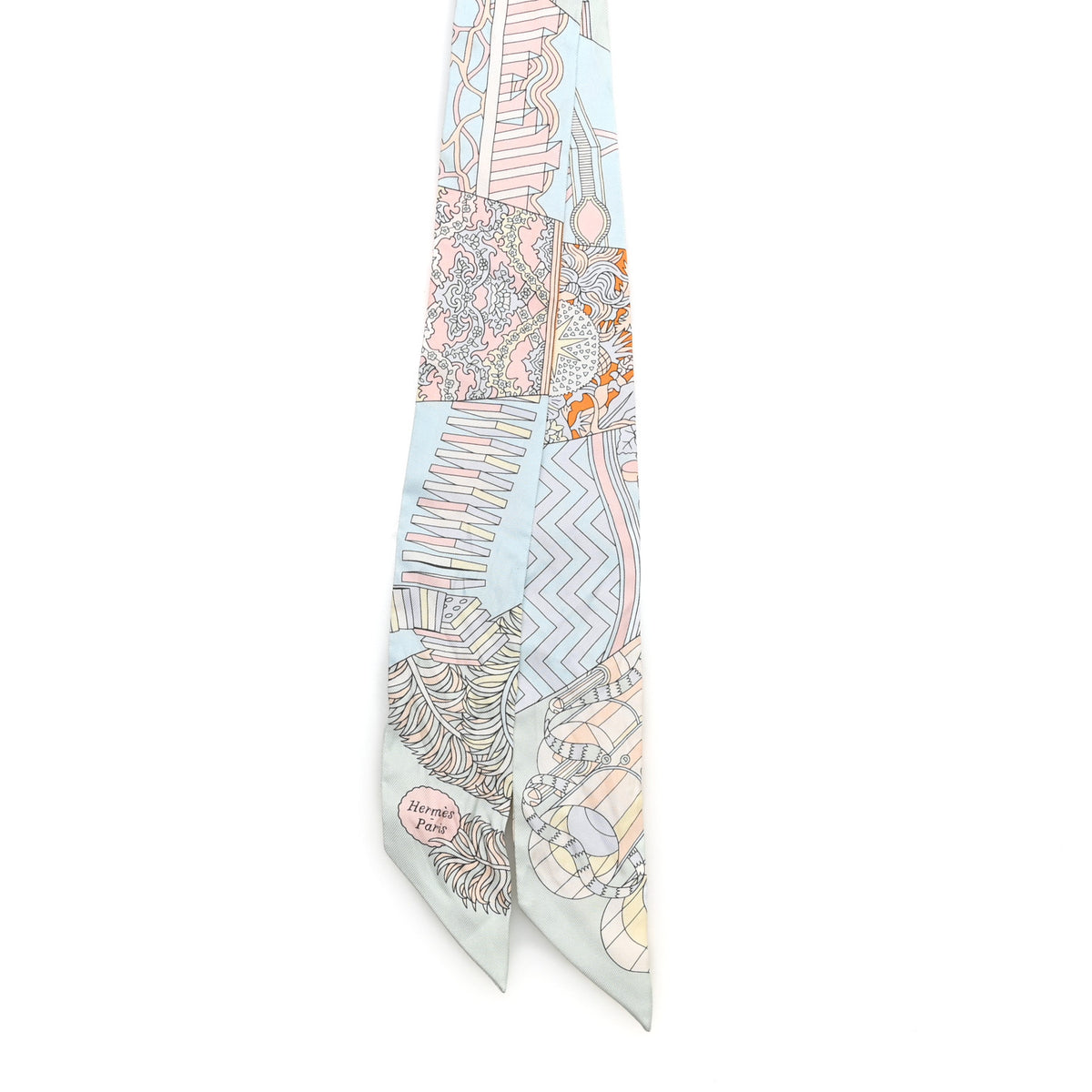 Silk De l'Ombrelle Aux Duels Twilly Ciel Rose Pale Orange