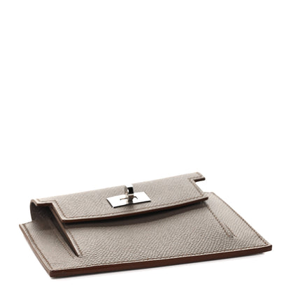 Hermes Epsom Kelly Pocket Compact Wallet Etain 7 of 18