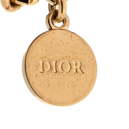 Christian Dior Metal Crystal 30 Montaigne Necklace Gold 5 of 5