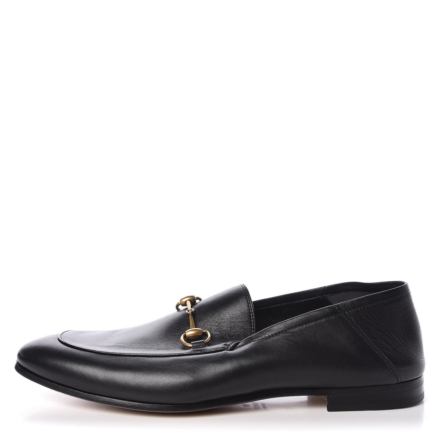 Lambskin Mens Brixton Horsebit Loafers 12 Black