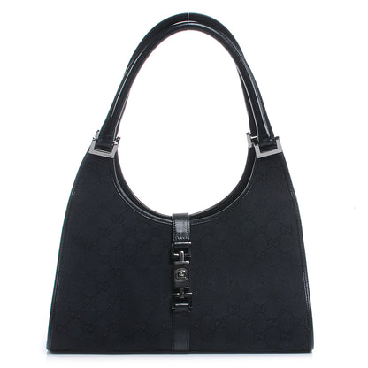 Gucci Monogram Small Bardot Black 1 of 7