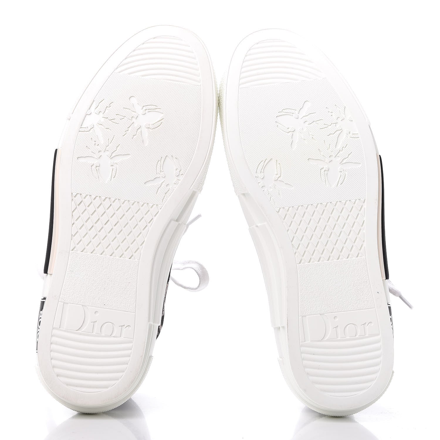 Christian Dior Canvas Leopard Print Mens B23 High Top Sneakers 37 White 6 of 11