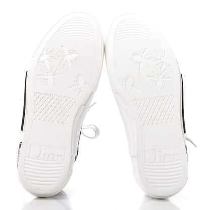 Christian Dior Canvas Leopard Print Mens B23 High Top Sneakers 37 White 6 of 11