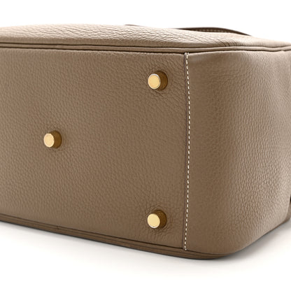 Hermes Taurillon Clemence Lindy 26 Etoupe 10 of 10