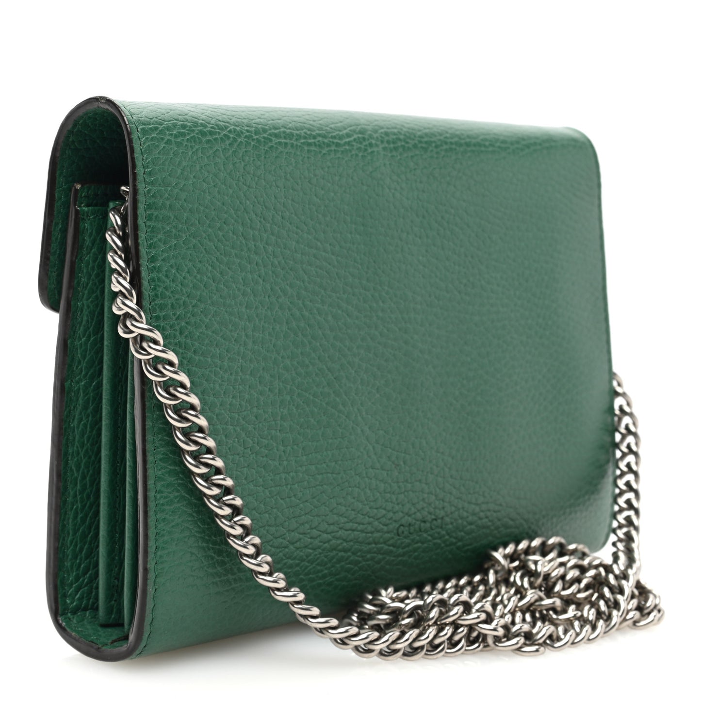 Calfskin Mini Dionysus Chain Wallet Emerald