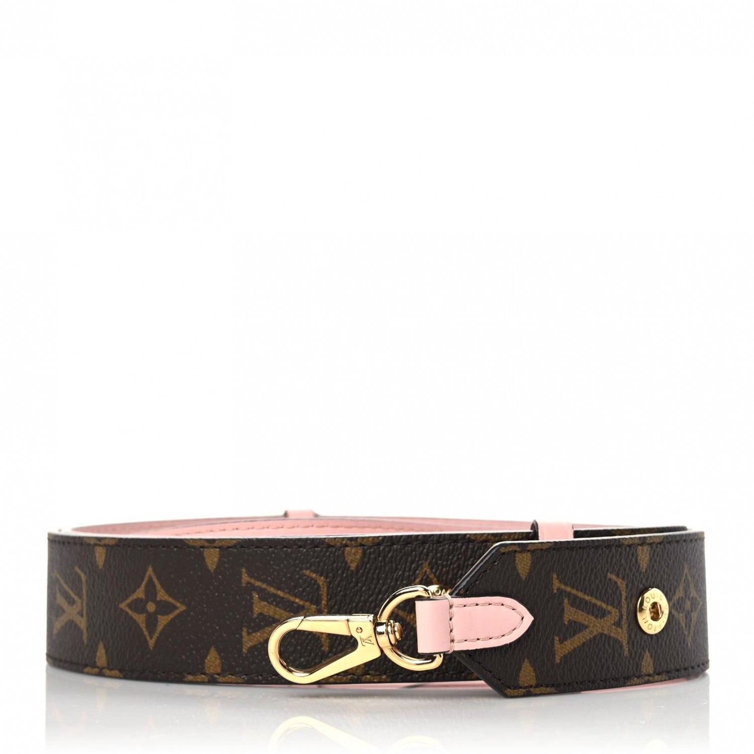 Louis Vuitton Monogram Adjustable Bandouliere Shoulder Strap Rose Ballerine 1 of 4