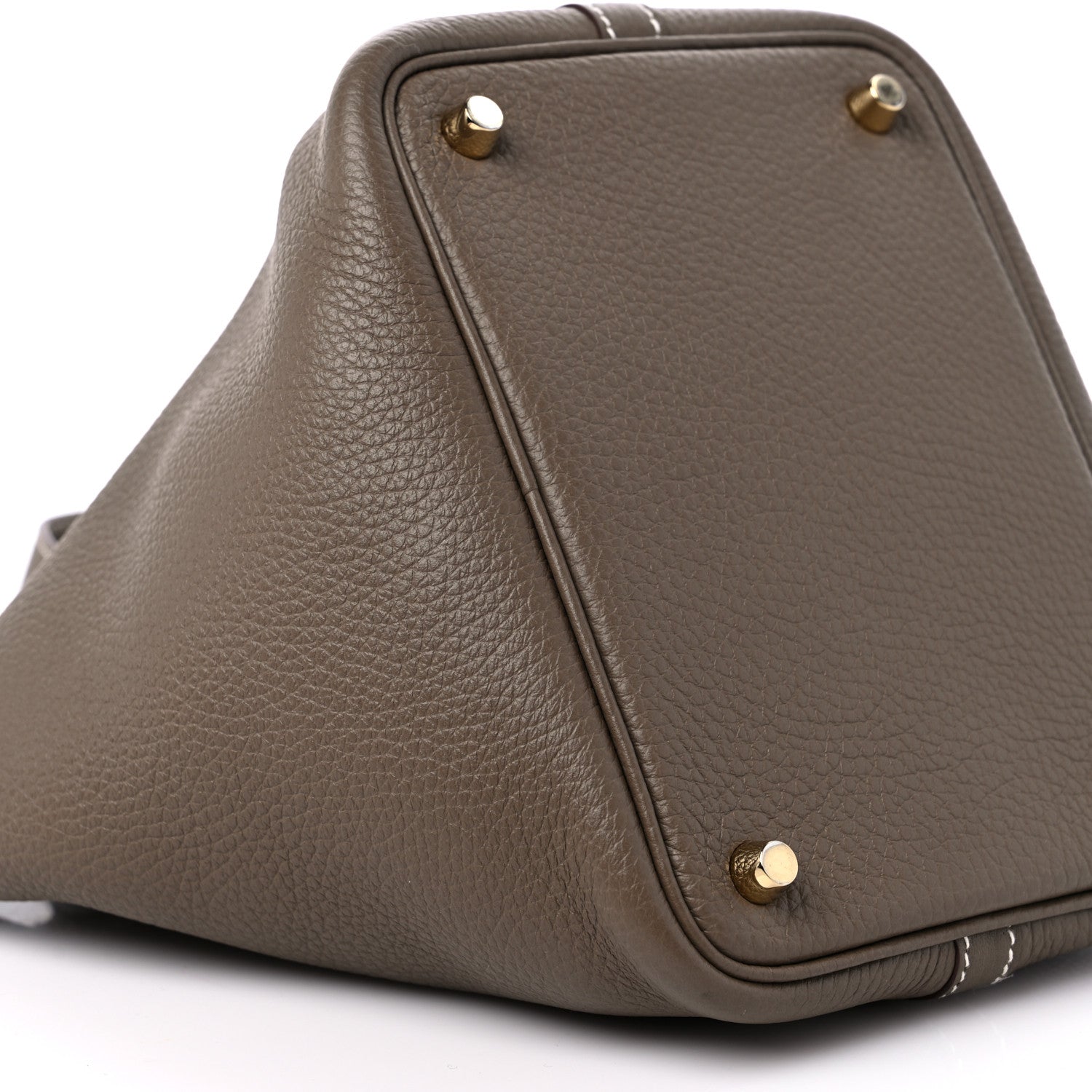 Hermes Taurillon Clemence Picotin Lock 18 PM Etoupe 8 of 10