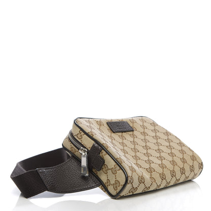 Gucci Monogram Belt Bag Dark Brown 4 of 10