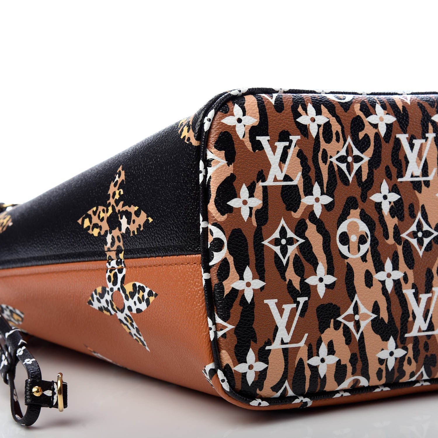 Louis Vuitton Monogram Giant Jungle Neverfull MM Black 7 of 9