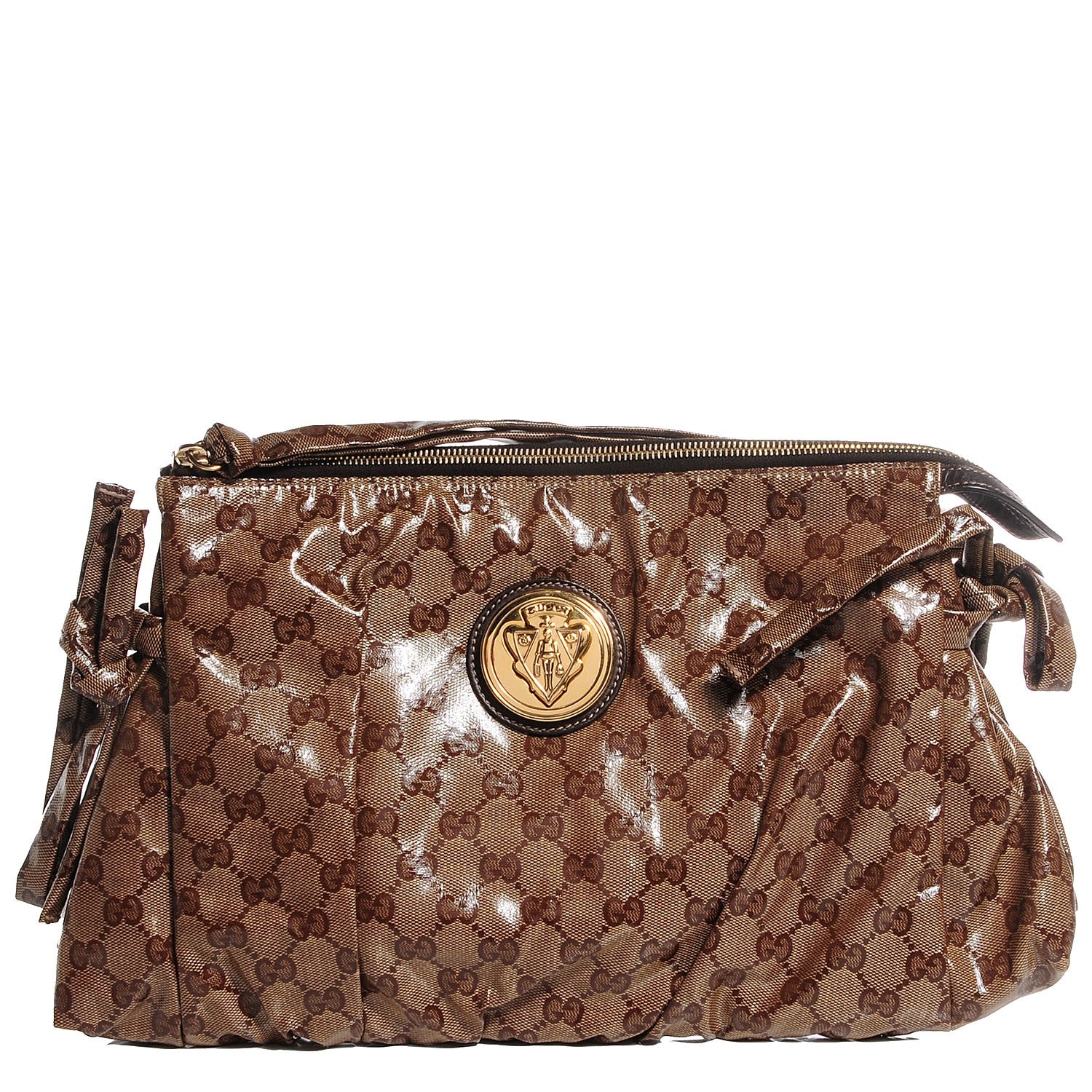 Gucci Crystal Monogram Large Hysteria Clutch 1 of 9