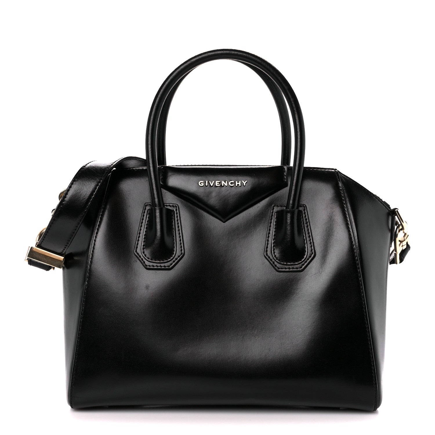 Givenchy Shiny Lord Calfskin Small Antigona Black 1 of 11
