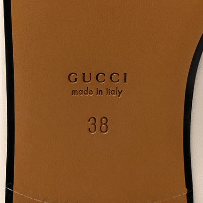Gucci Malaga Kid Womens Princetown Slippers 38 Mystic White 8 of 9