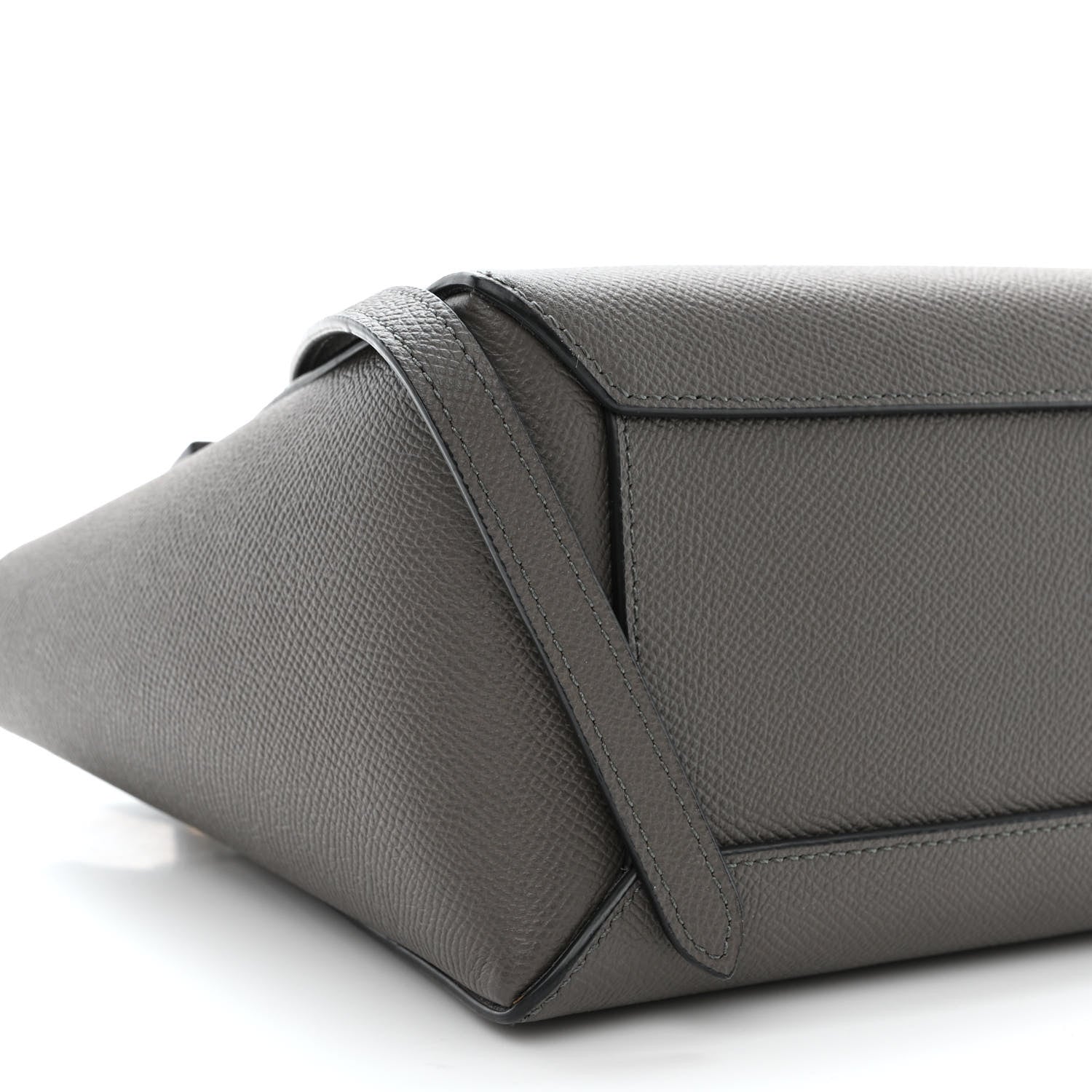 Celine Grained Calfskin Nano Belt Bag Grey 9 of 10