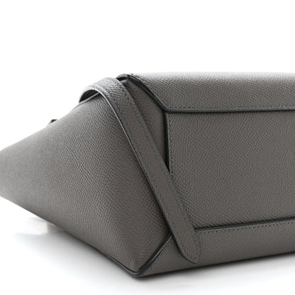 Celine Grained Calfskin Nano Belt Bag Grey 9 of 10