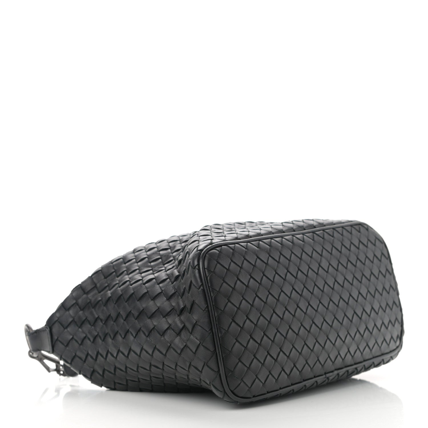 Bottega Veneta Nappa Intrecciato Small Shoulder Bag Black 4 of 10