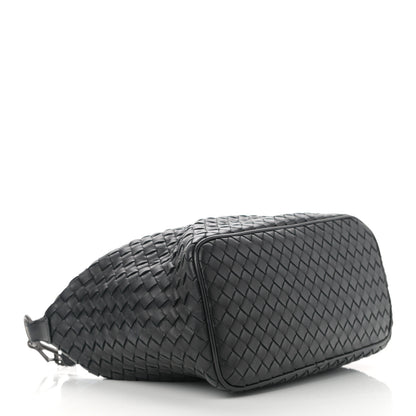 Bottega Veneta Nappa Intrecciato Small Shoulder Bag Black 4 of 10