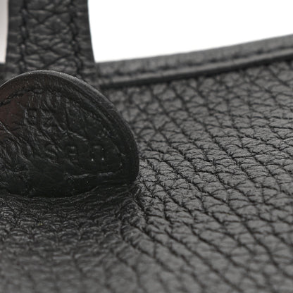Hermes Taurillon Clemence Evelyne TPM Black 6 of 9