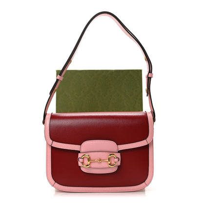 Gucci Azalea Calfskin Horsebit 1955 Shoulder Bag New Cherry Red Wild Rose 11 of 11