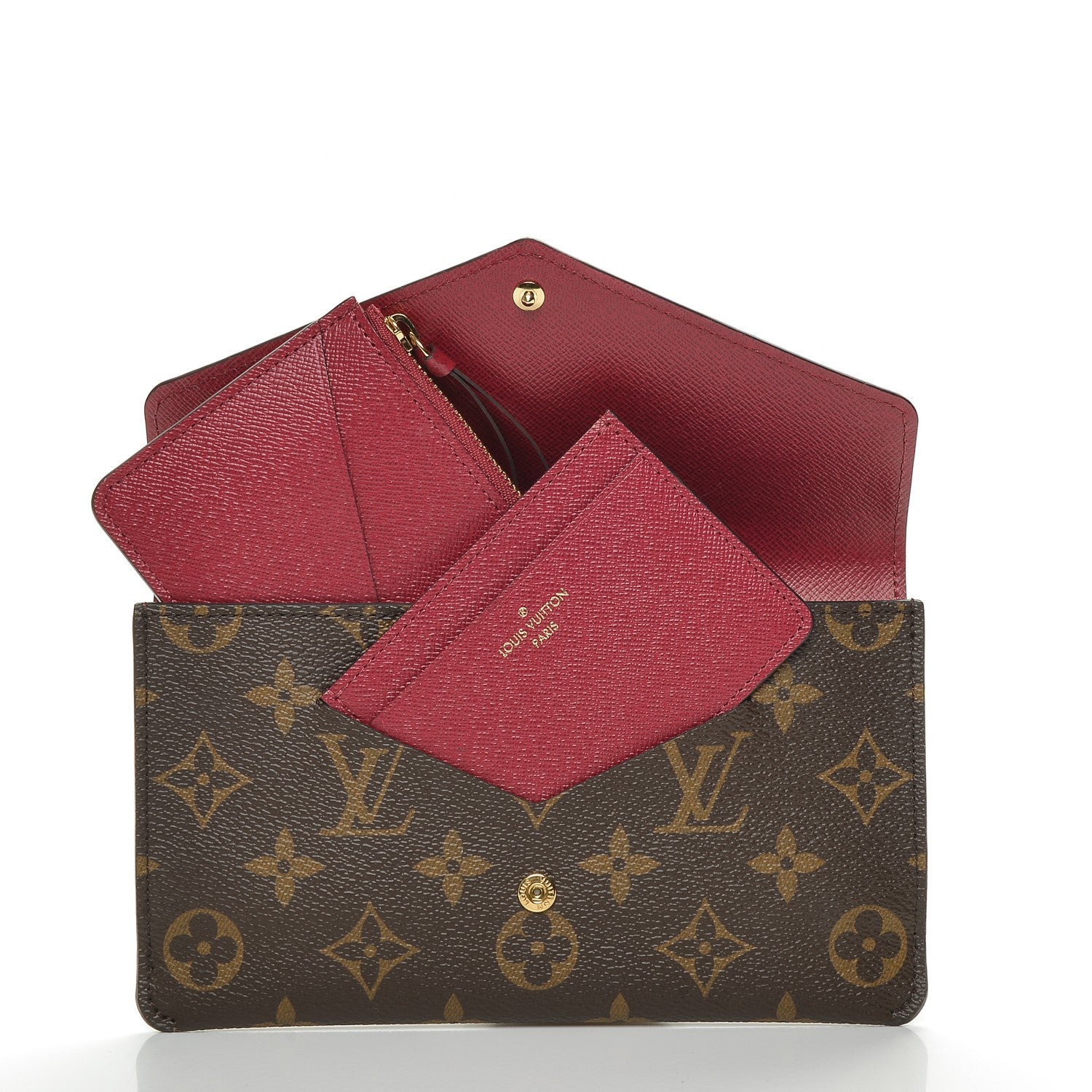 Louis Vuitton Monogram Jeanne Wallet Fuchsia 6 of 8