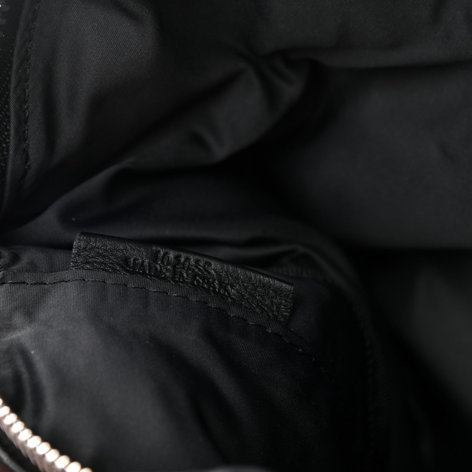 Loewe Calfskin Nylon Belt Bag Black 8 of 11