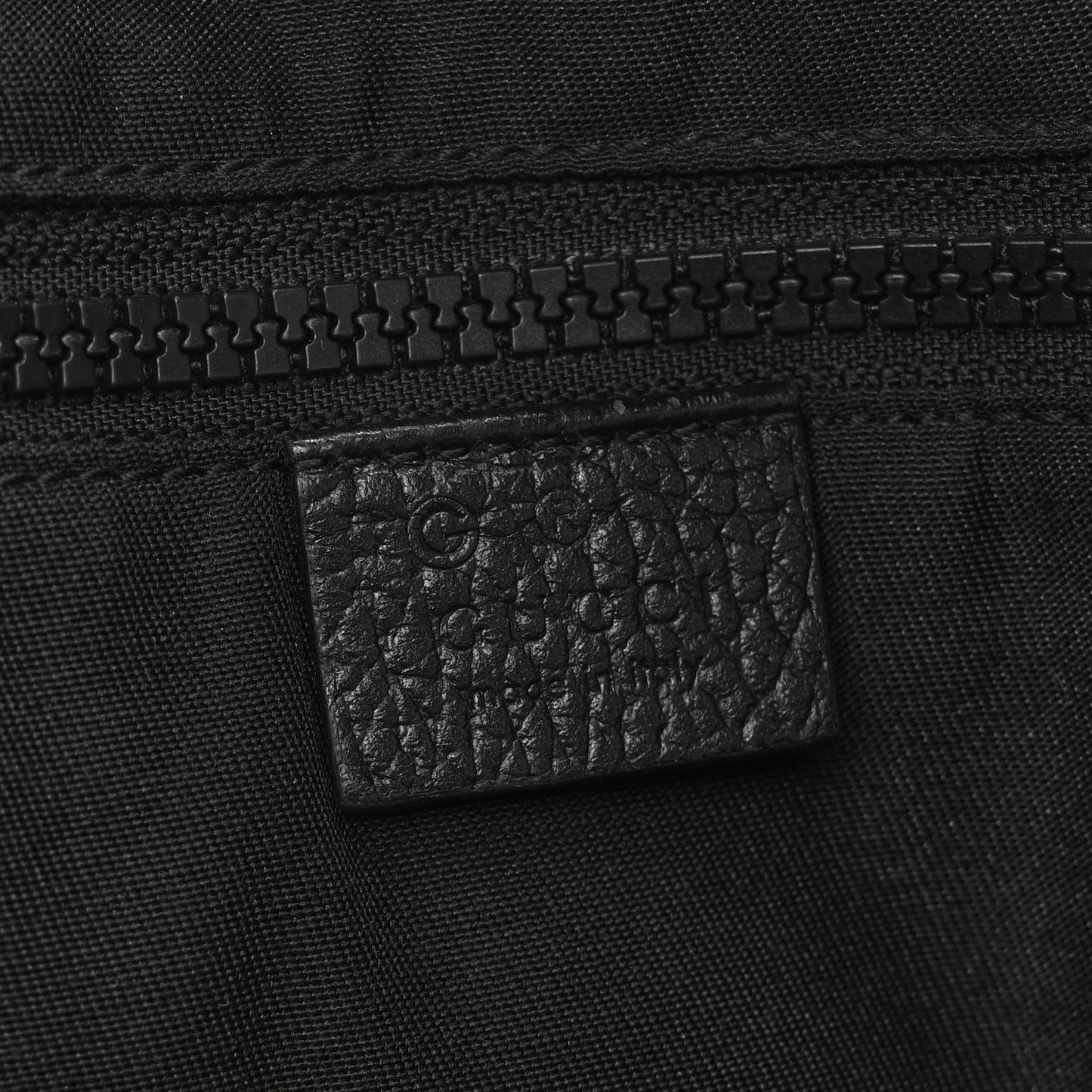 Nylon Monogram Small Flat Messenger Bag Black