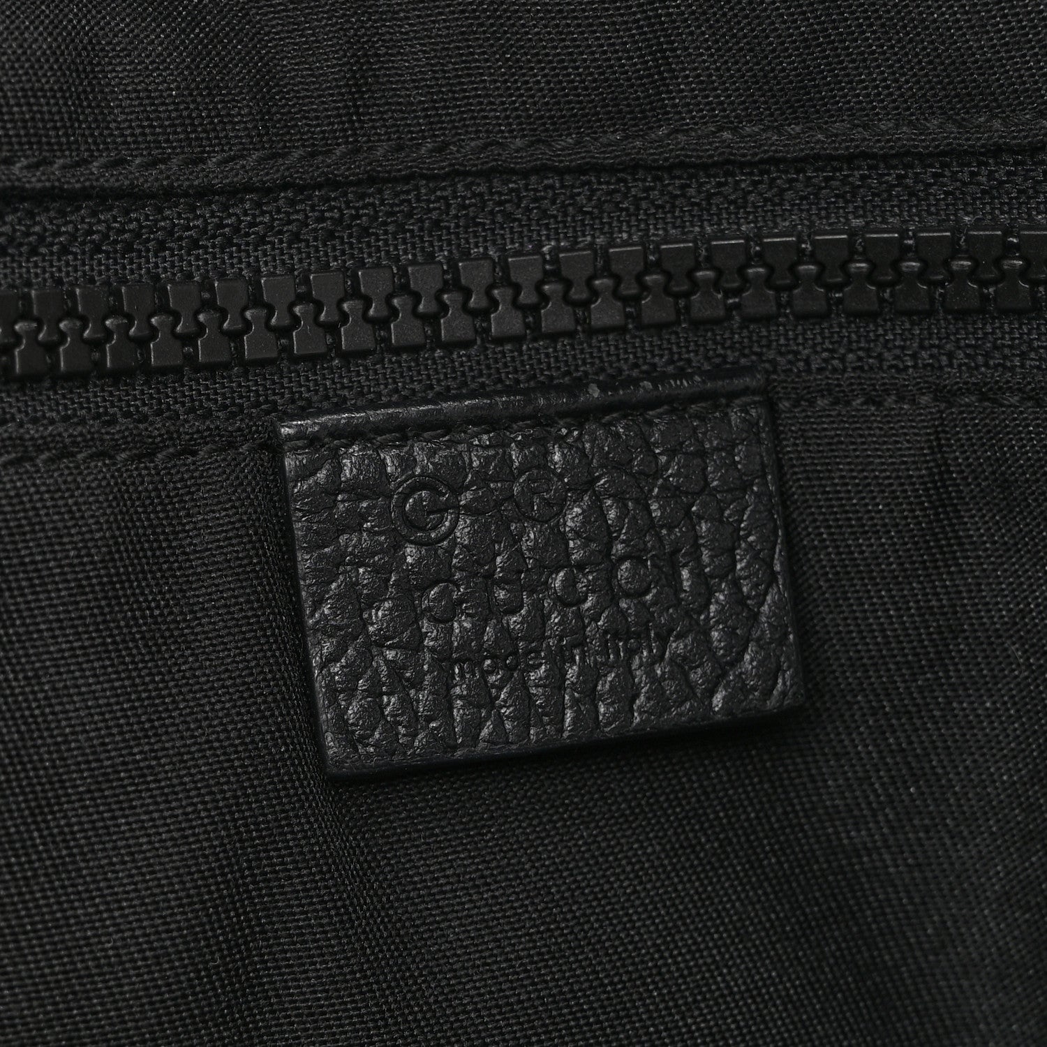 Gucci Nylon Monogram Small Flat Messenger Bag Black 6 of 11