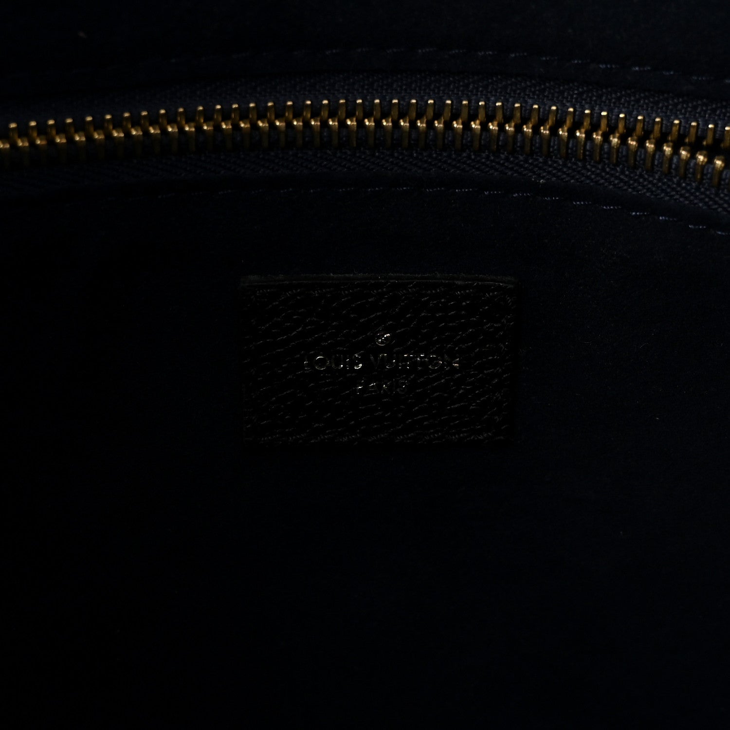 Louis Vuitton Empreinte Monogram Giant Neverfull MM Black 7 of 10