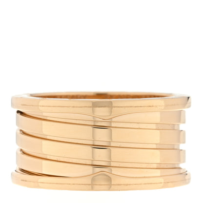 Bulgari 18K Yellow Gold B.Zero1 Five-Band Anniversary Ring 68 12 3 of 6
