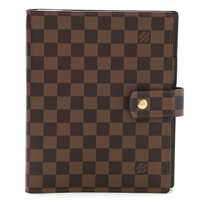 Louis Vuitton Damier Ebene Large Ring Agenda Cover 1 of 8