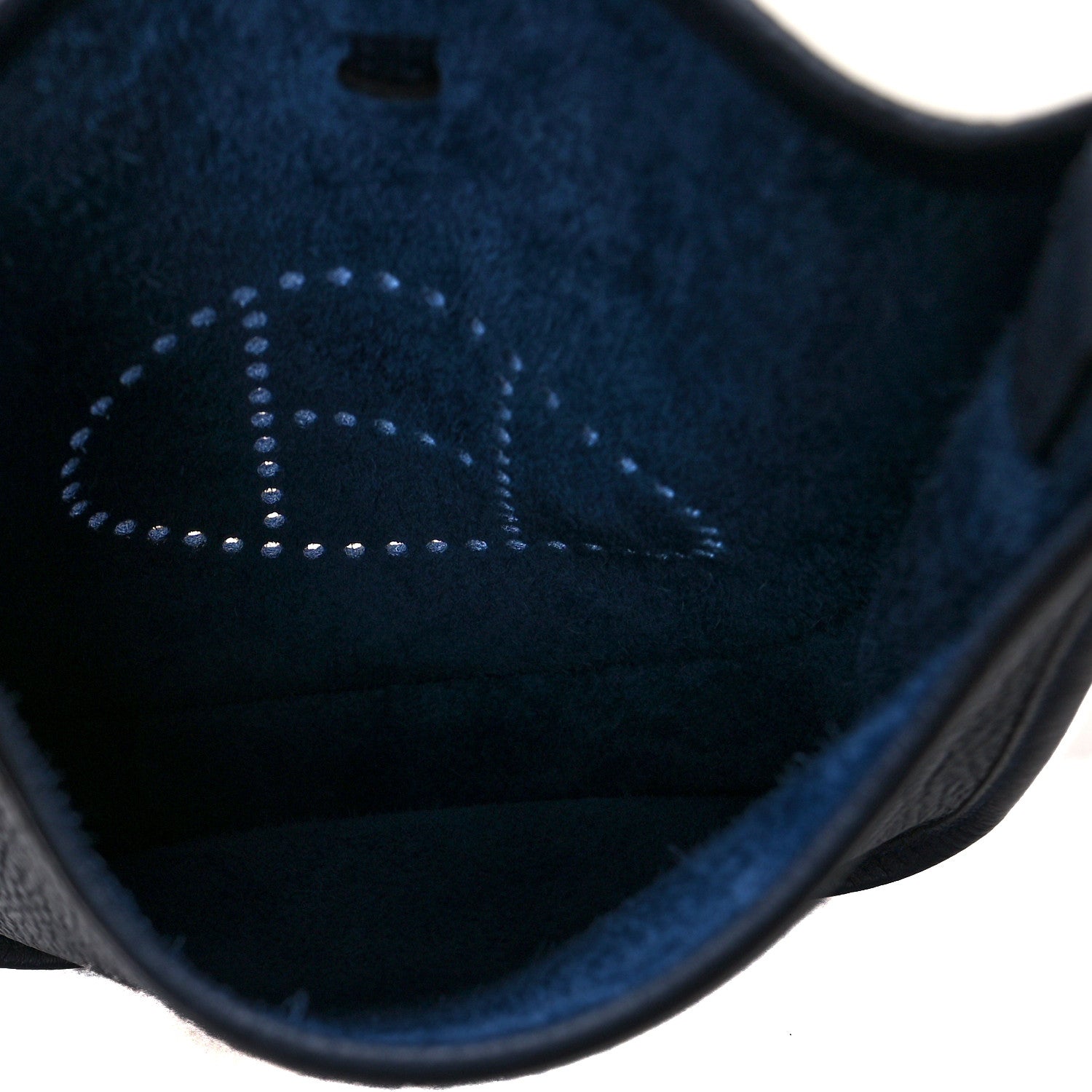 Hermes Taurillon Clemence Amazone Evelyne TPM Bleu Nuit Bleu Indigo 5 of 9