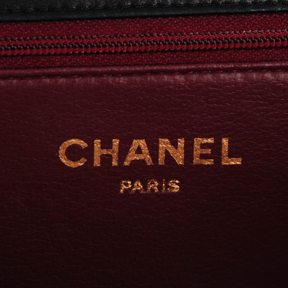 Chanel Lambskin Quilted Small Evening Flap Black 7 of 8