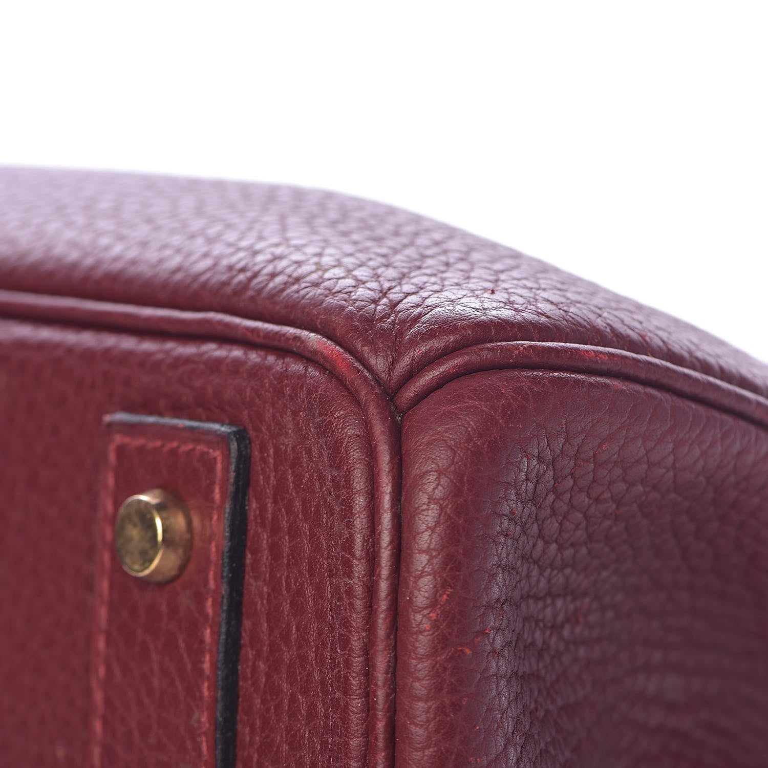 Hermes Fjord HAC Birkin 45 Rouge H 31 of 43