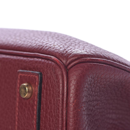 Hermes Fjord HAC Birkin 45 Rouge H 31 of 43