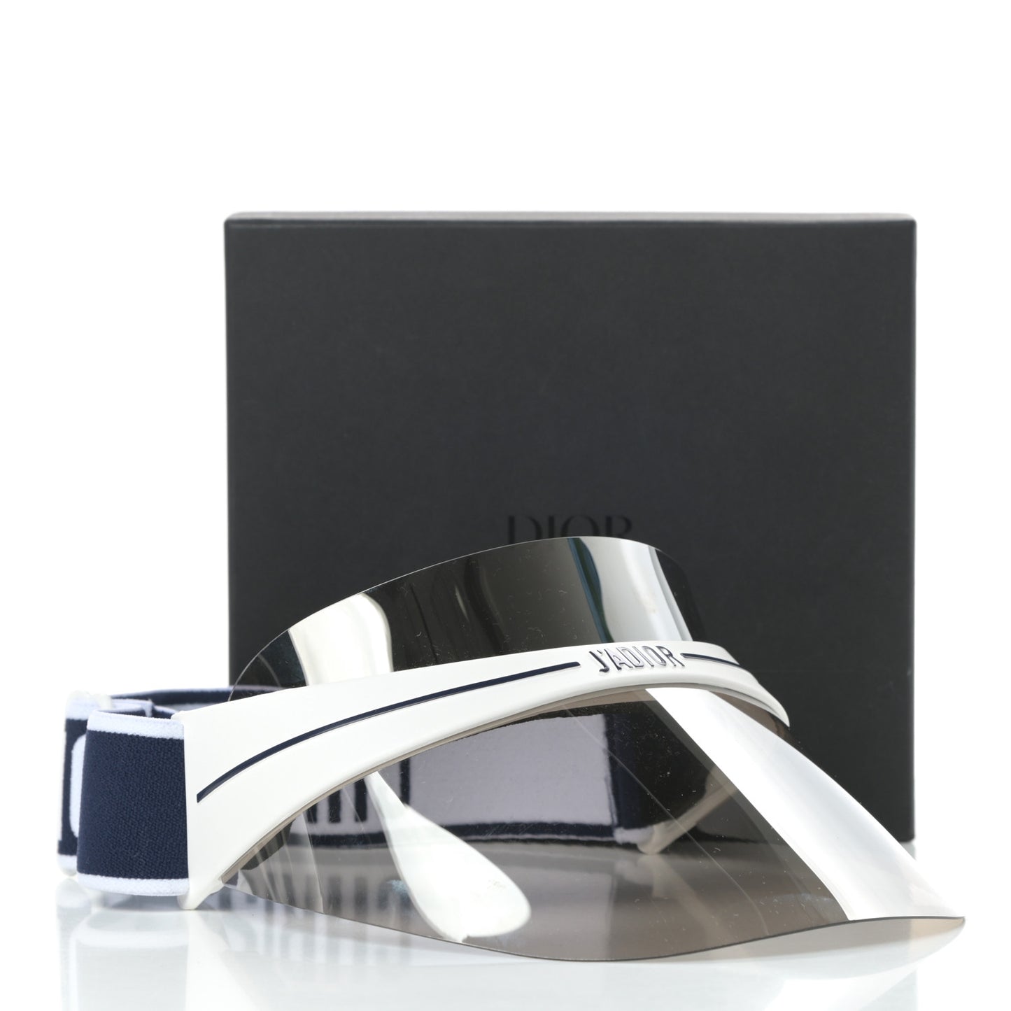 Mirrored DiorClub1 Sun Visor Black