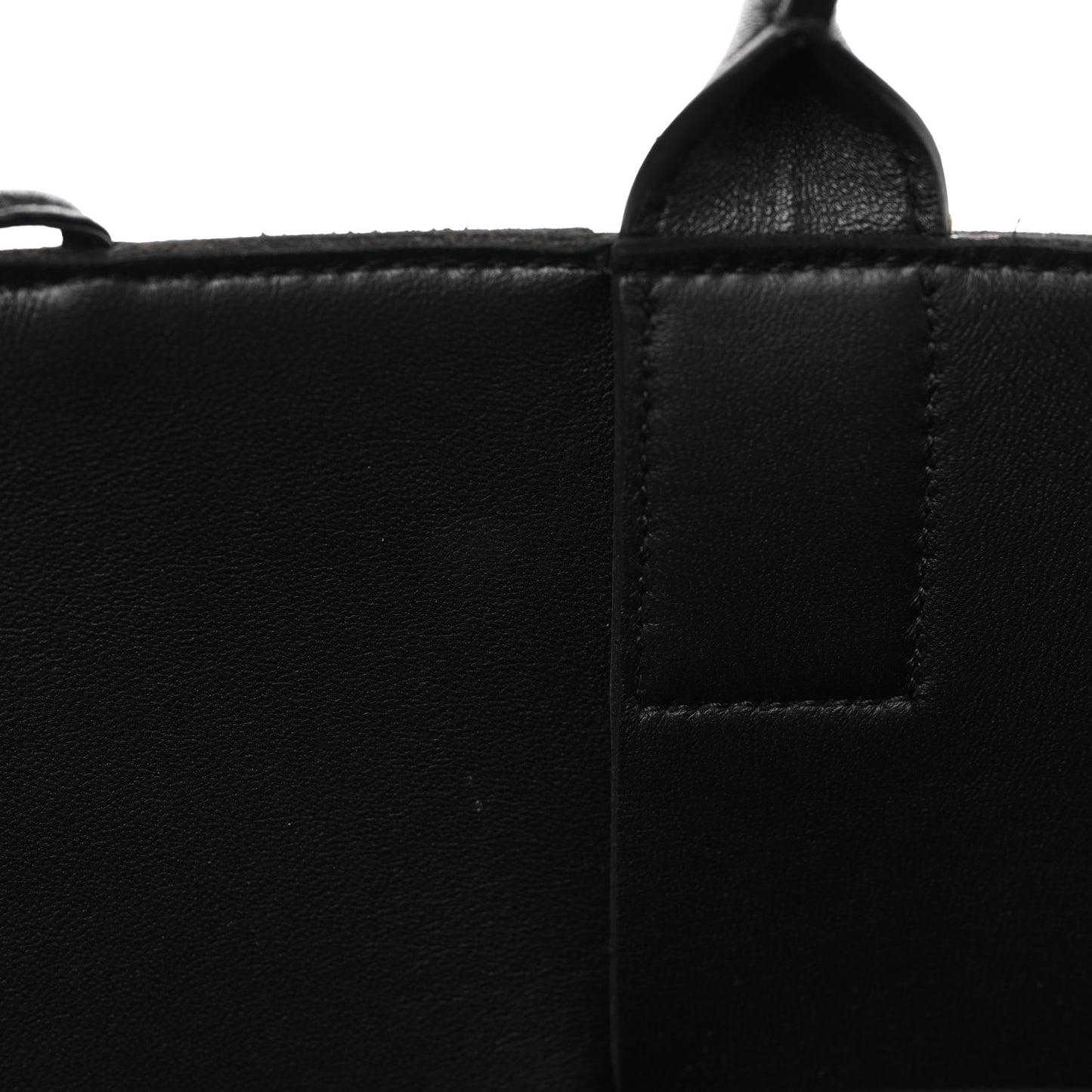 Nappa Maxi Intrecciato Arco Tote Black